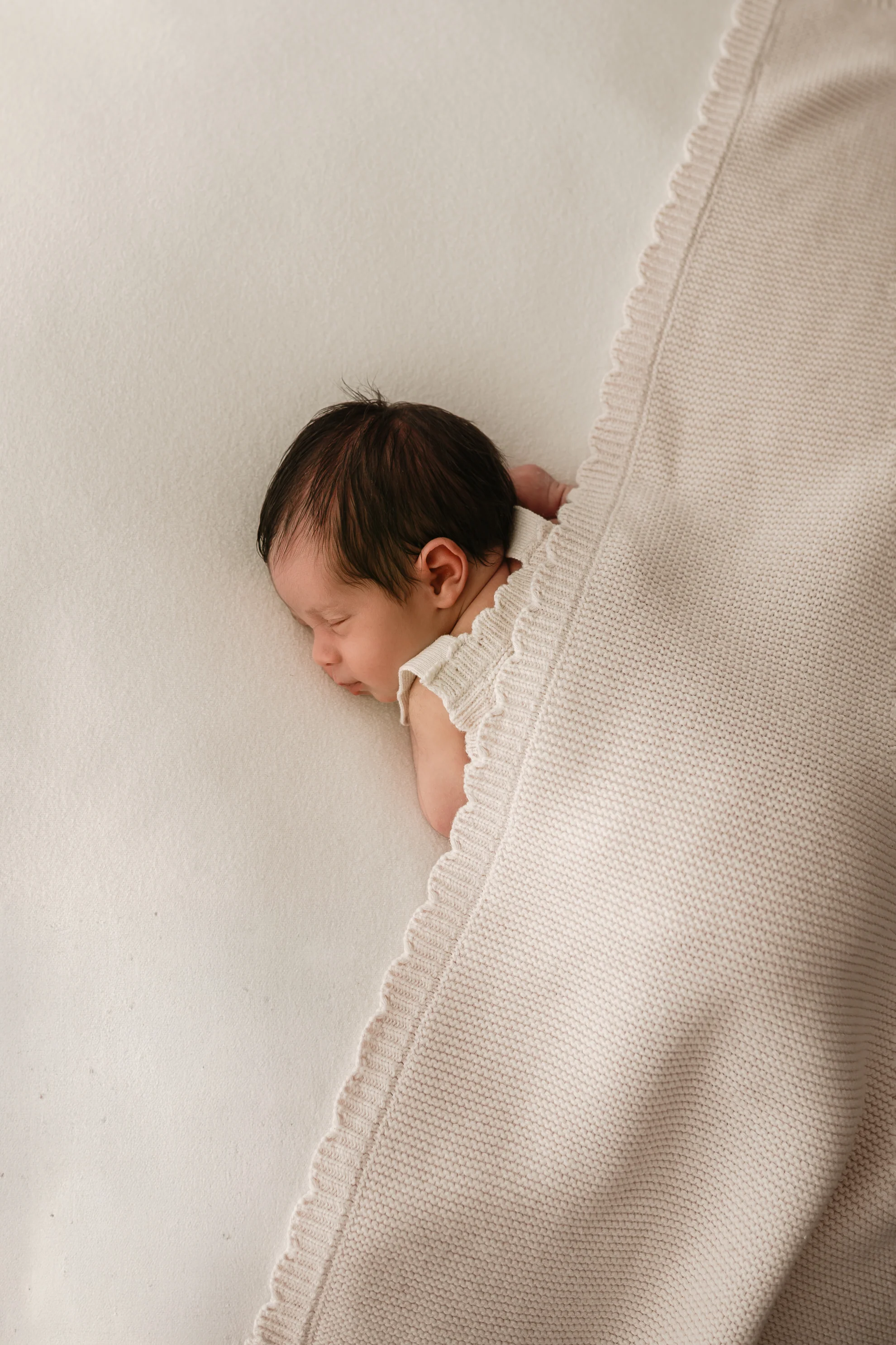 Organic Cotton Baby Blanket & Bunny Bundle - Oat - Image 6