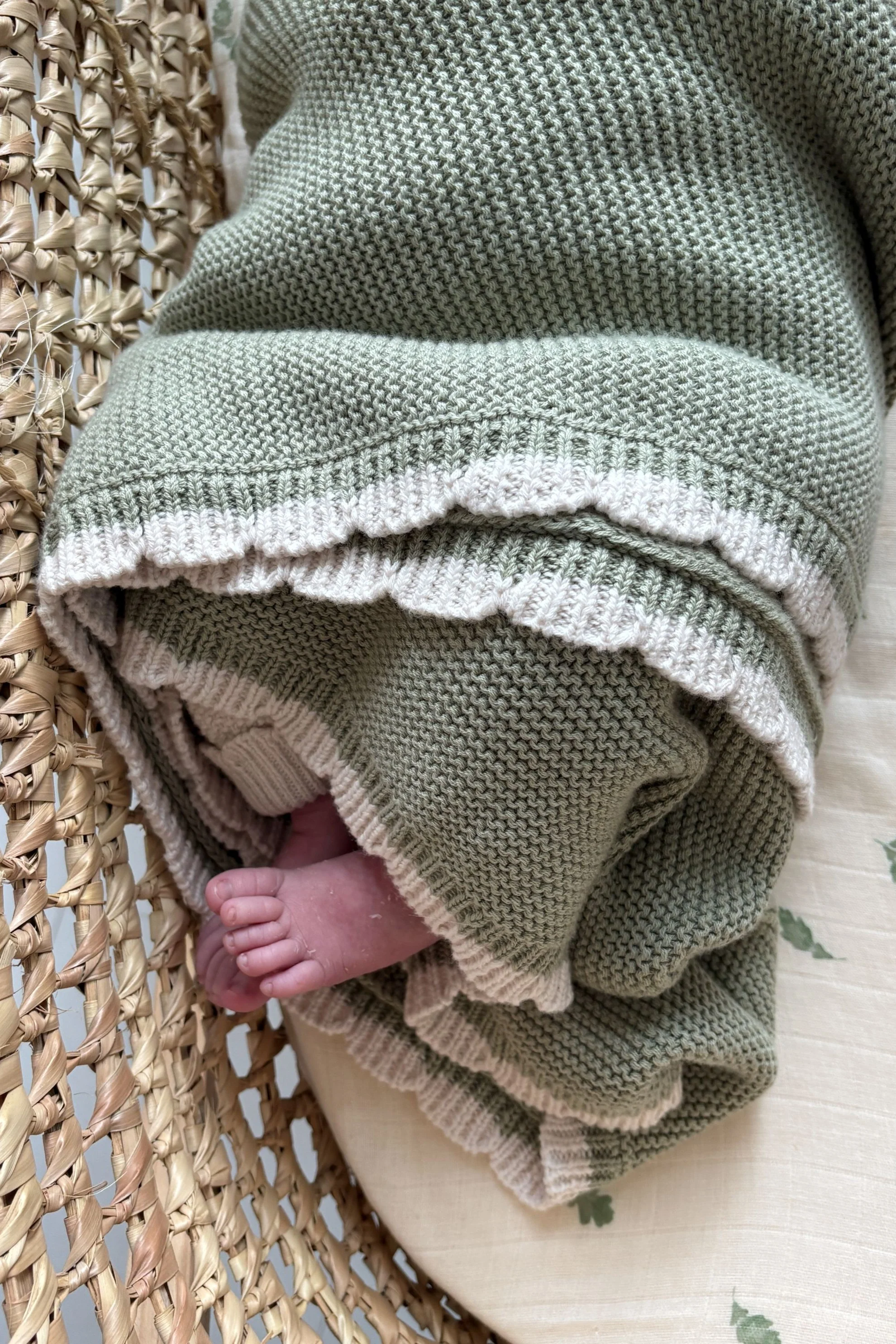 Organic Cotton Signature Baby Bundle - Sage - Image 7