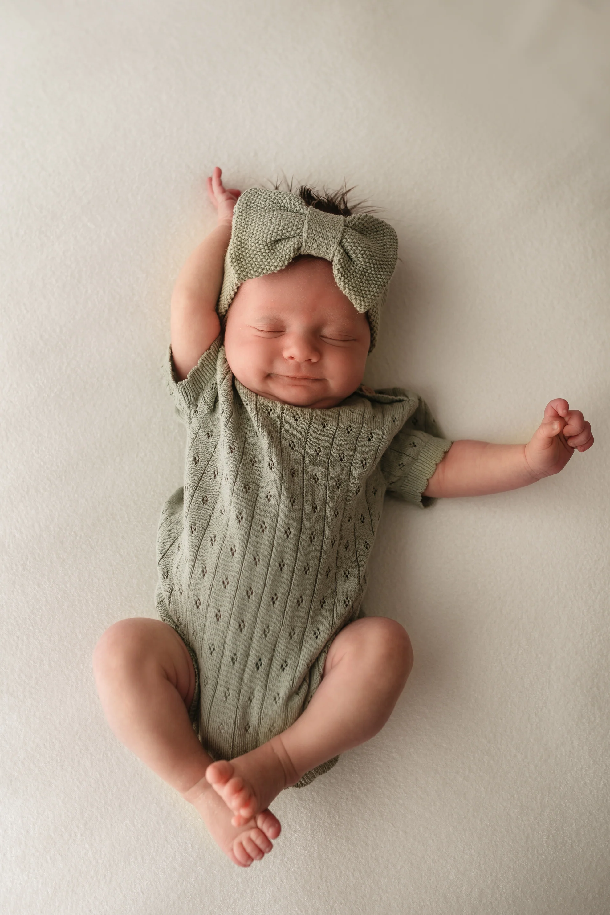 Organic Cotton Baby Girl Welcome Bundle - Sage - Image 7