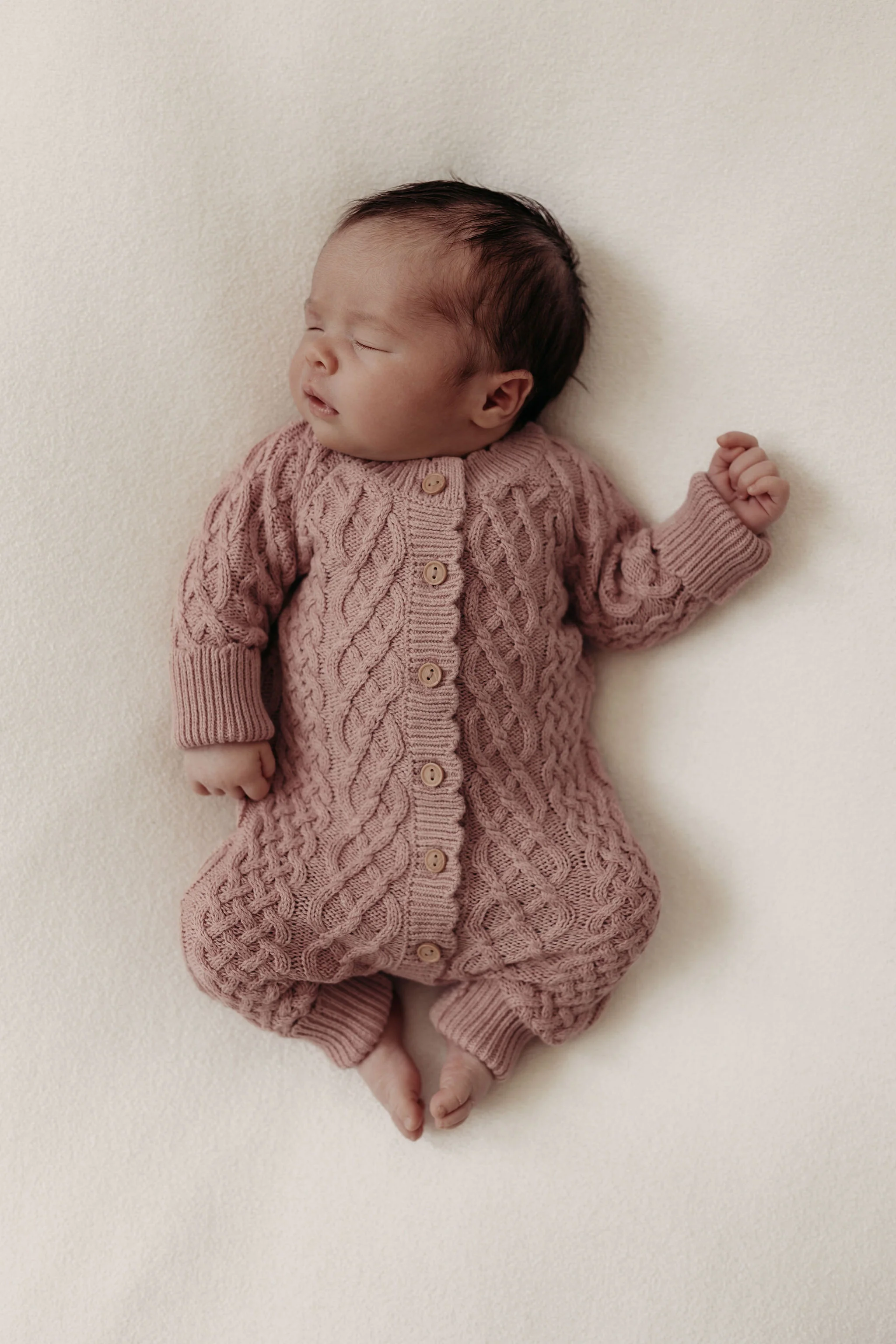 Organic Cotton Twin Pack Baby Romper Bundle - Rose - Image 4