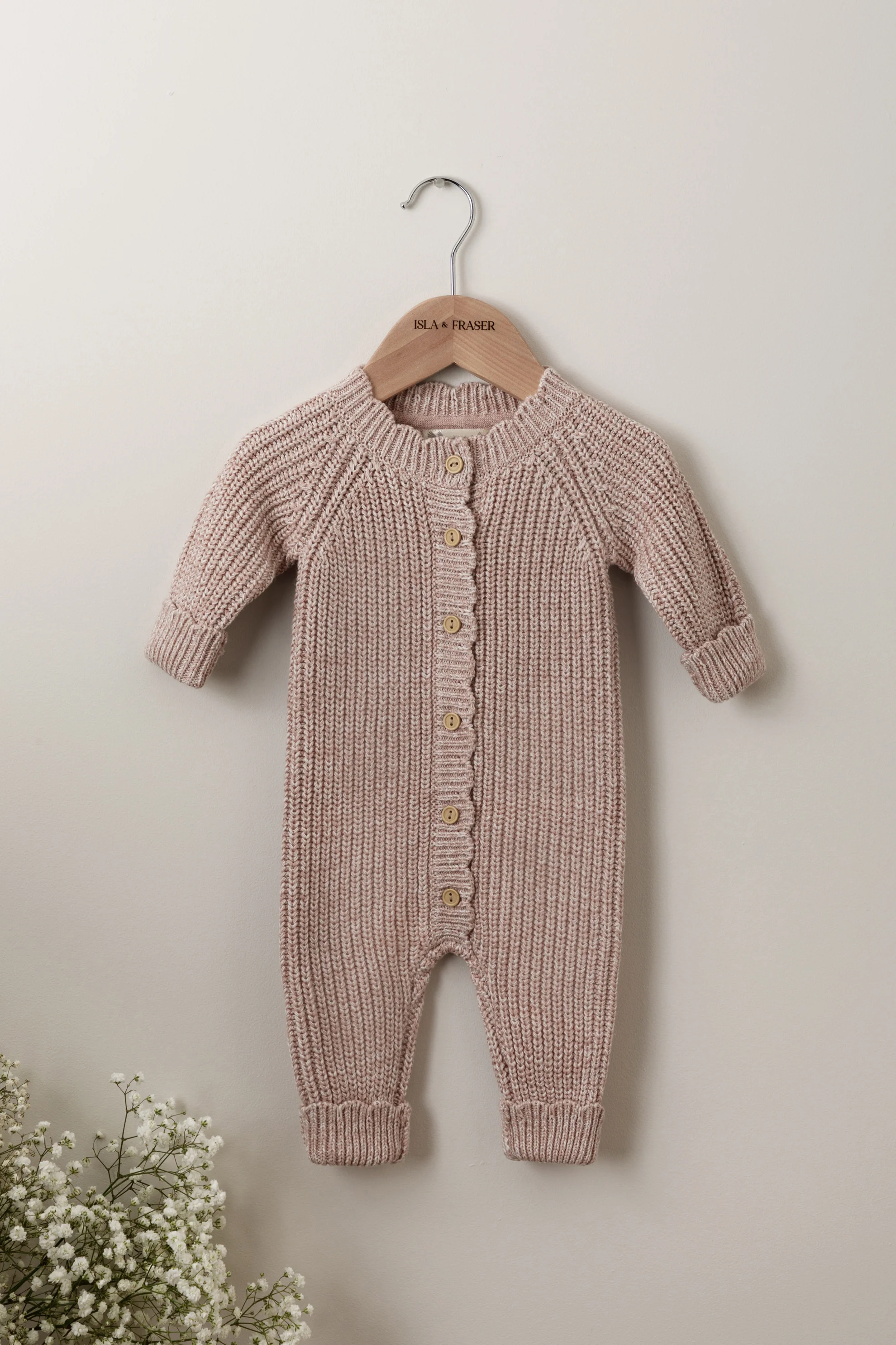 Organic Cotton Signature Baby Bundle - Rose Chunky Twist - Image 3