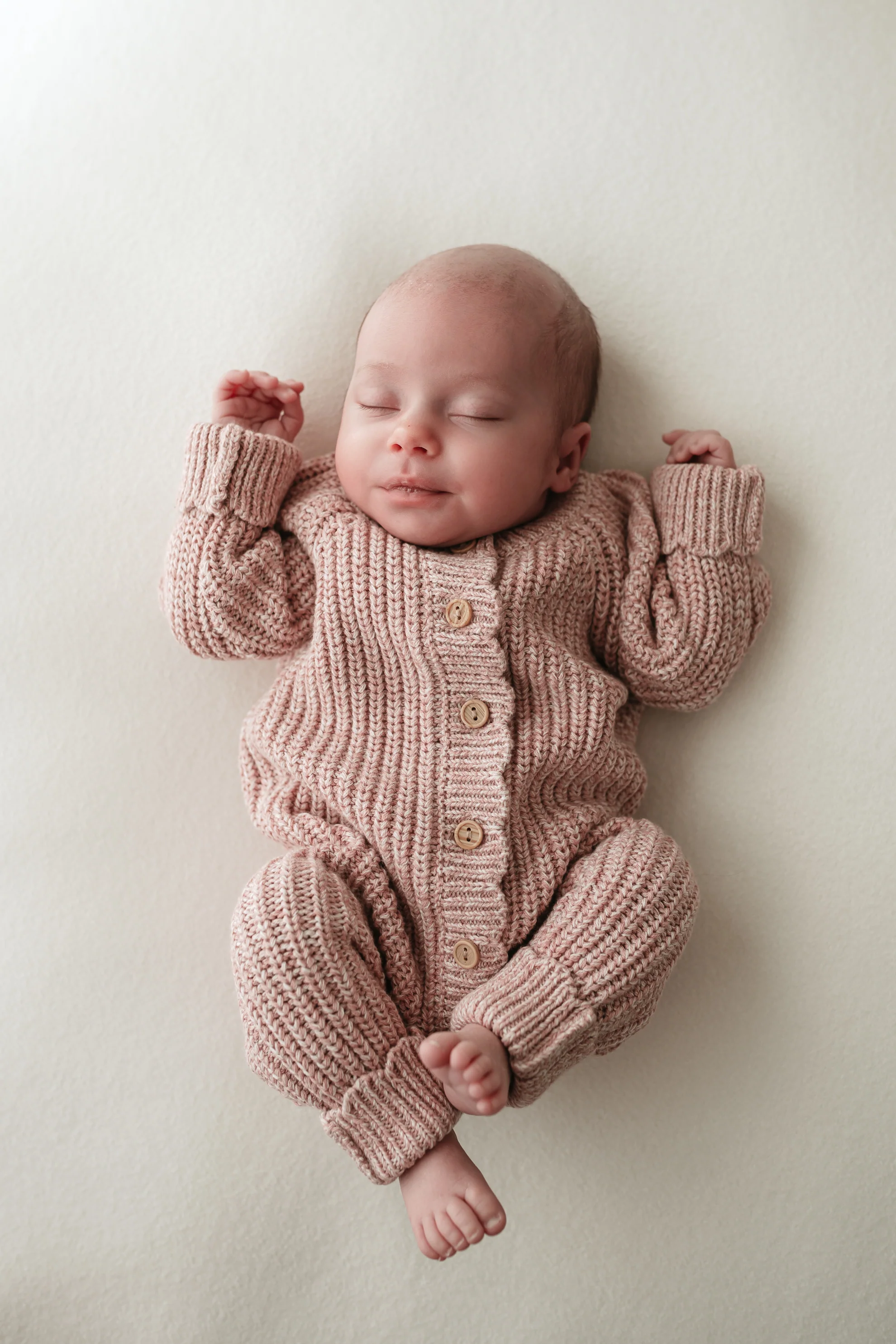 Organic Cotton Signature Baby Bundle - Rose Chunky Twist - Image 5