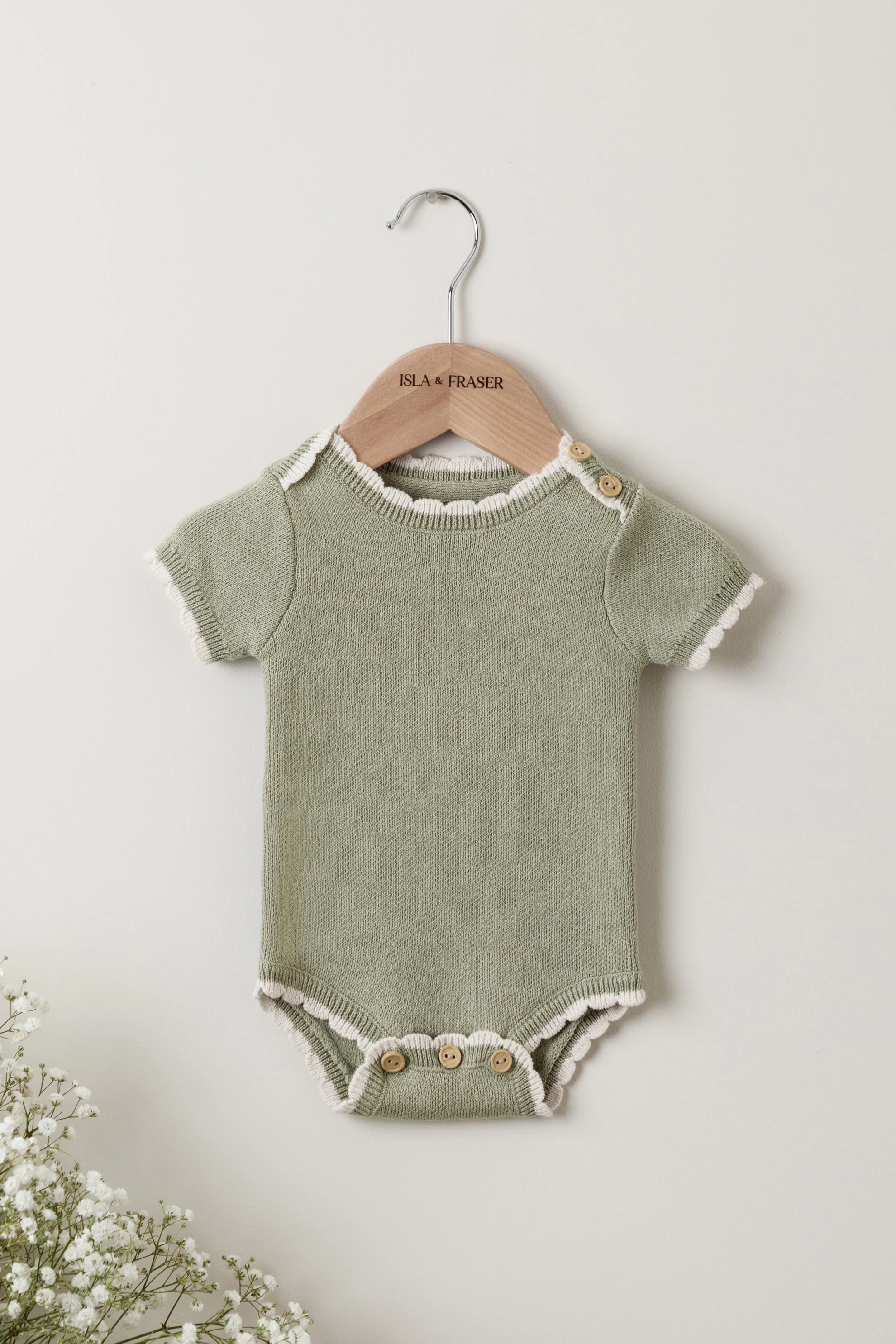 Organic Cotton Platinum Baby Bunny Bundle - Sage - Image 6