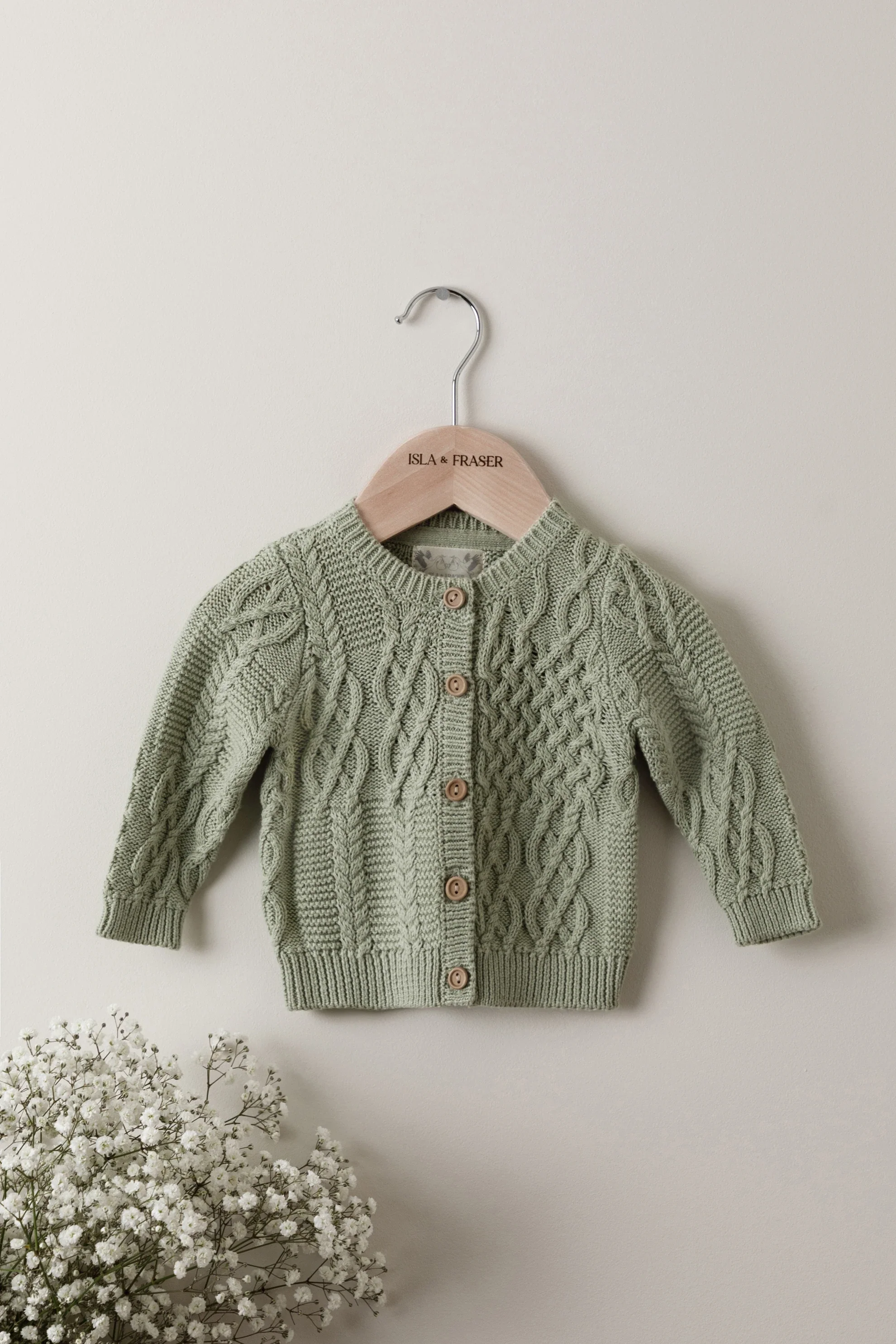 Organic Cotton Platinum Baby Bunny Bundle - Sage - Image 5
