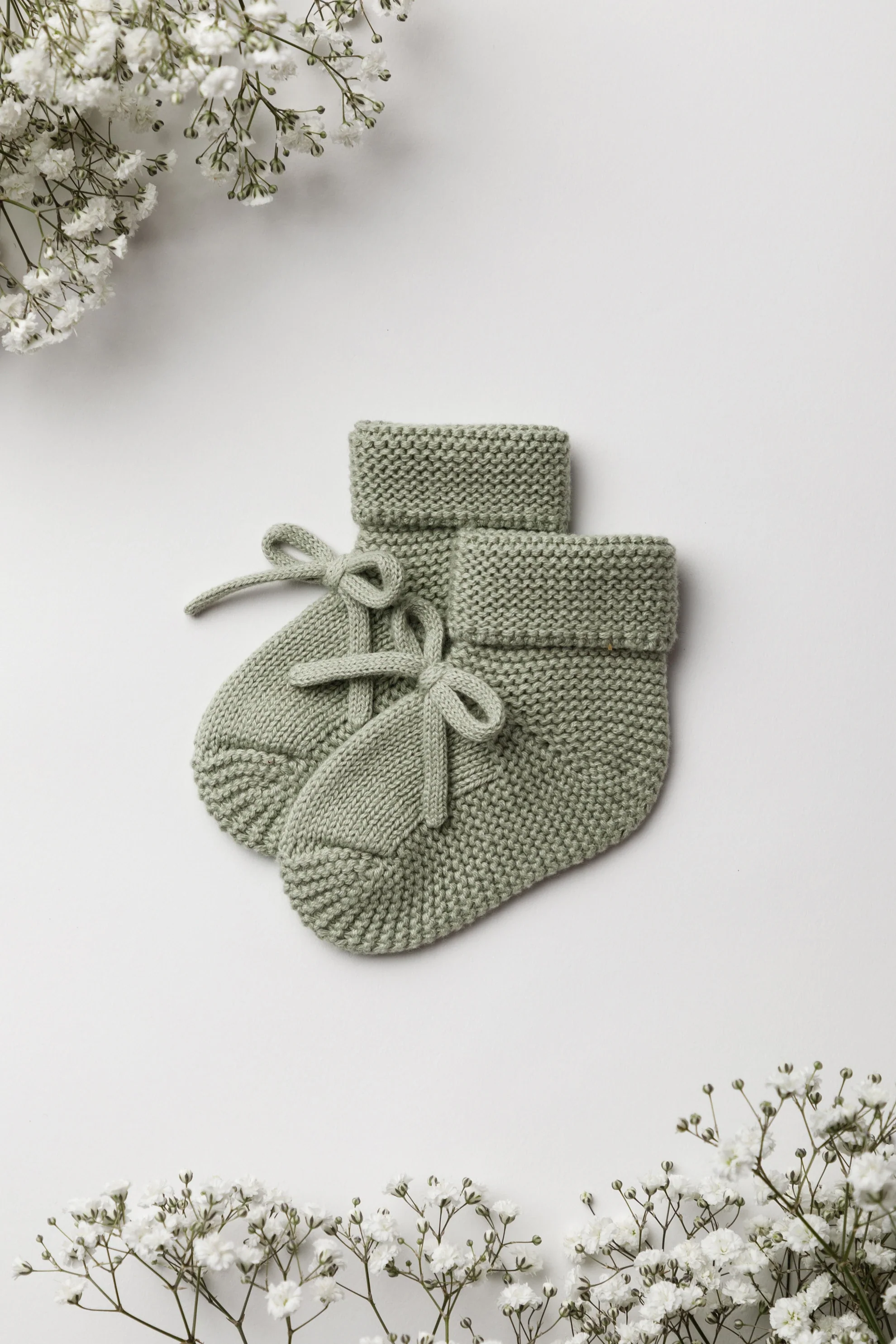 Organic Cotton Platinum Baby Bunny Bundle - Sage - Image 7