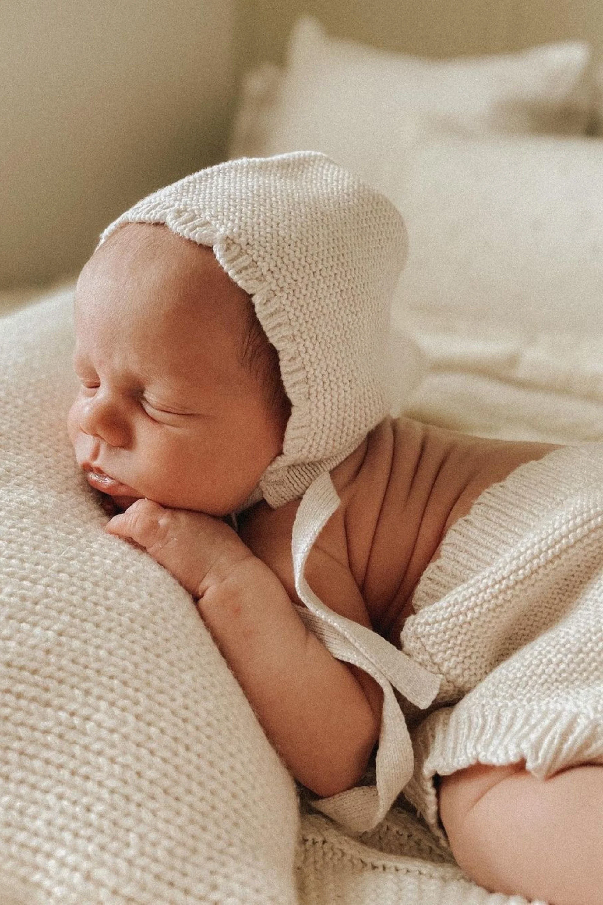 Organic Cotton My First Photoshoot Newborn Bundle - Oat - Image 5