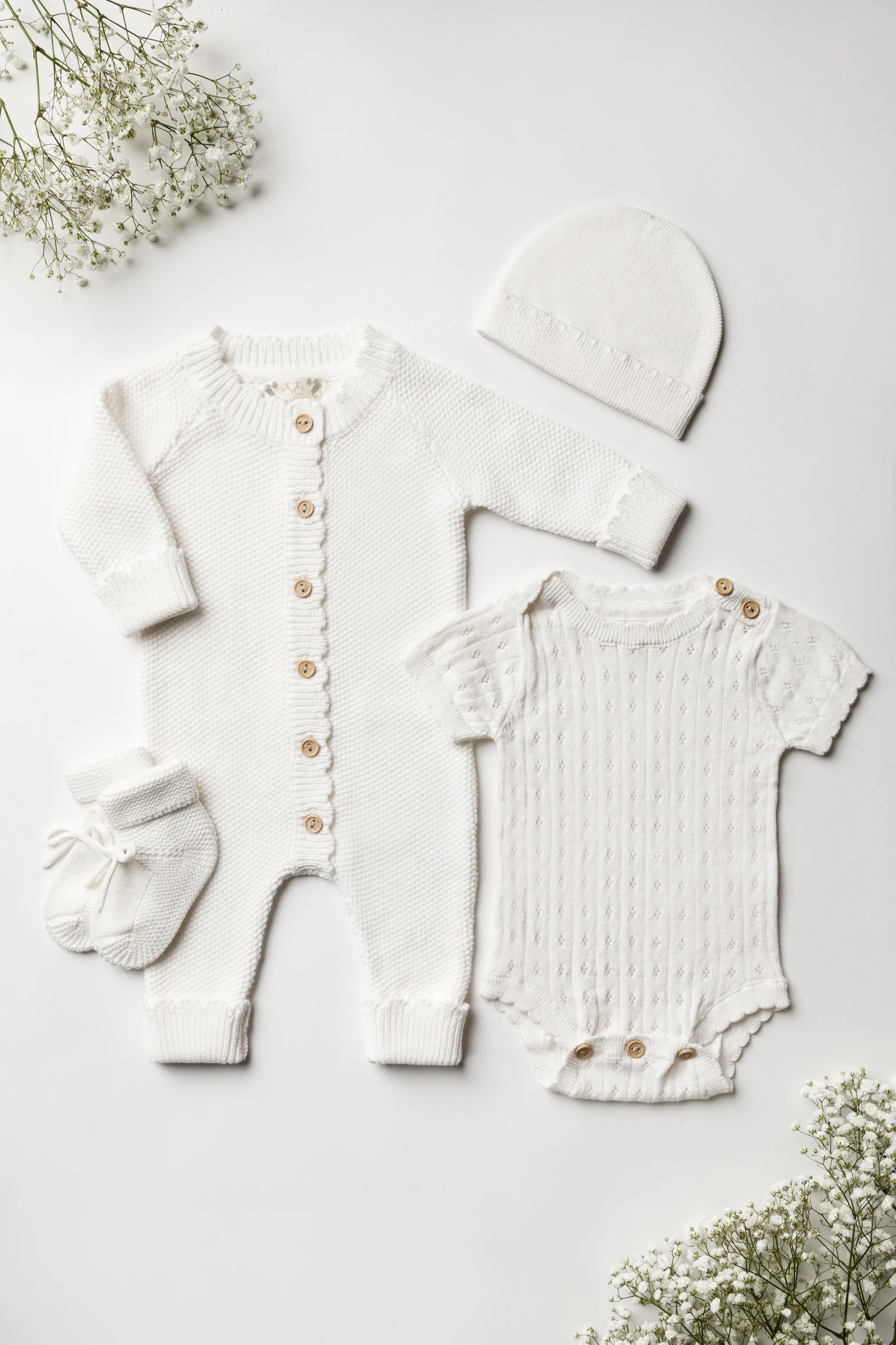 Organic Cotton New Baby Coming Home Bundle - Milk