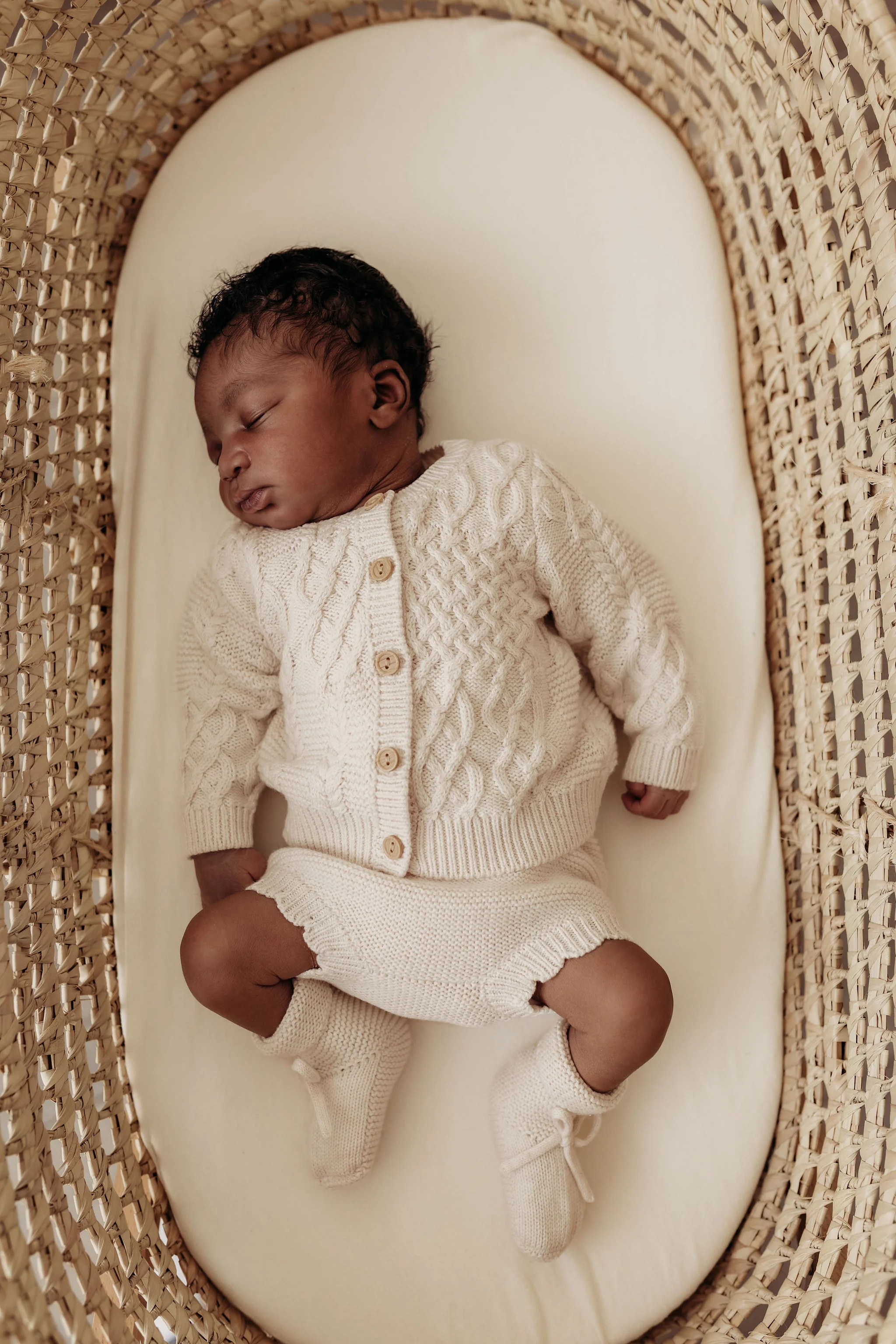 Organic Cotton Platinum Baby Bunny Bundle - Oat - Image 11
