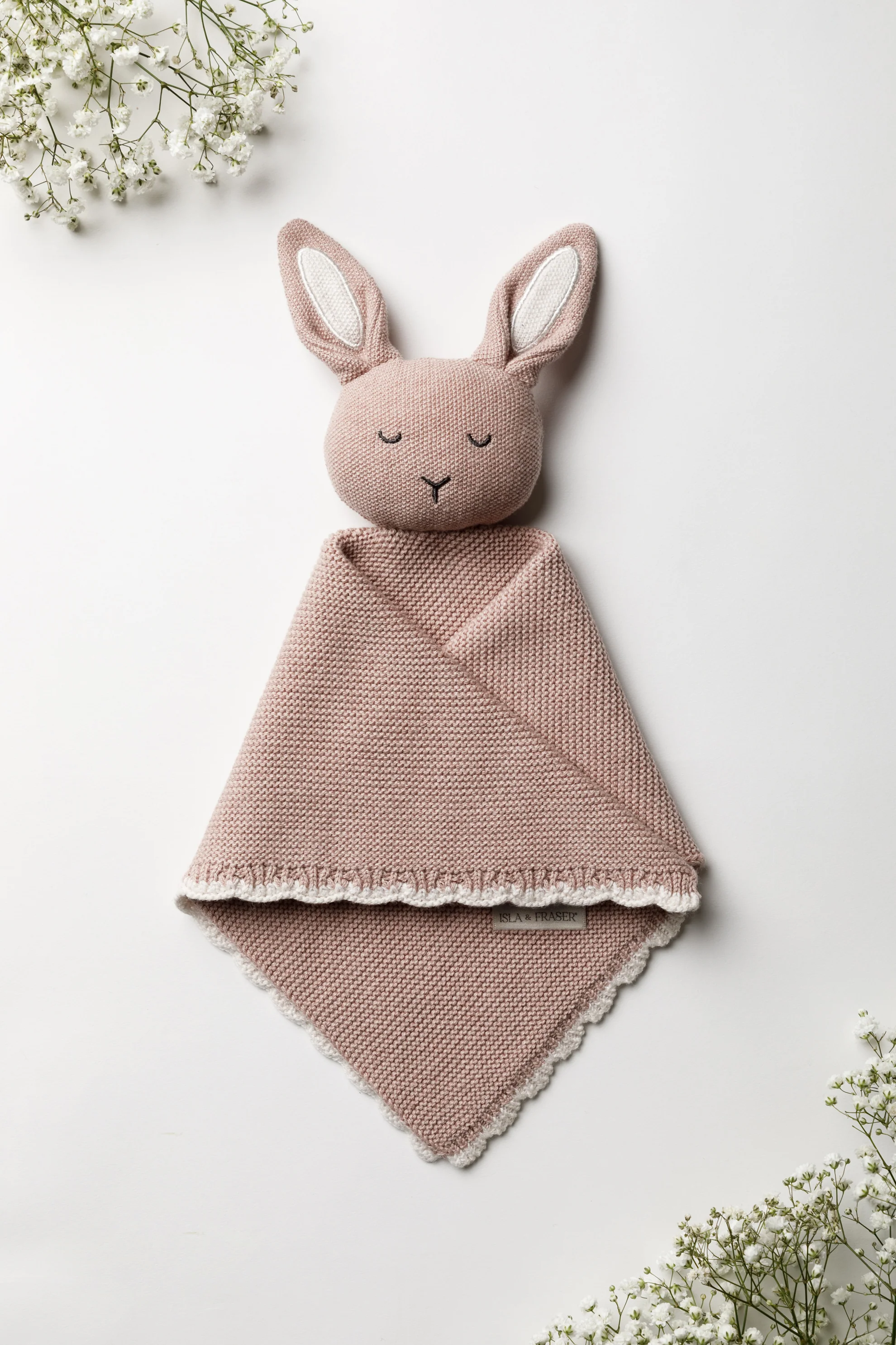 Organic Cotton Platinum Baby Bunny Bundle - Rose - Image 4