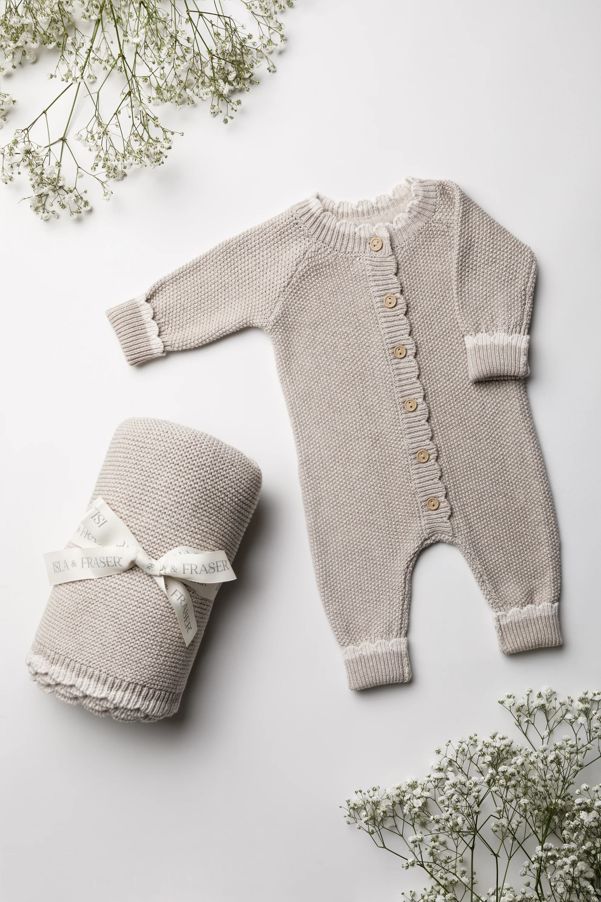 Organic Cotton Signature Baby Bundle - Pebble