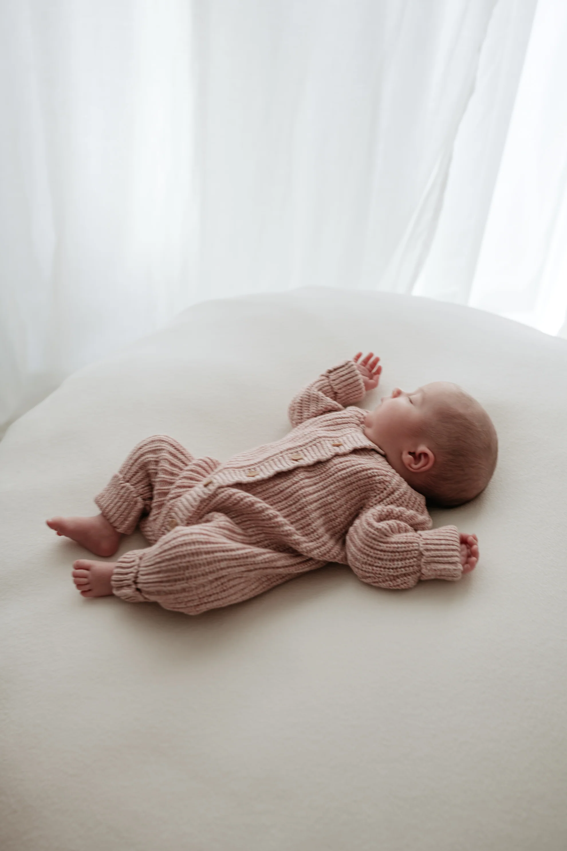 Organic Cotton Signature Baby Bundle - Rose Chunky Twist - Image 6