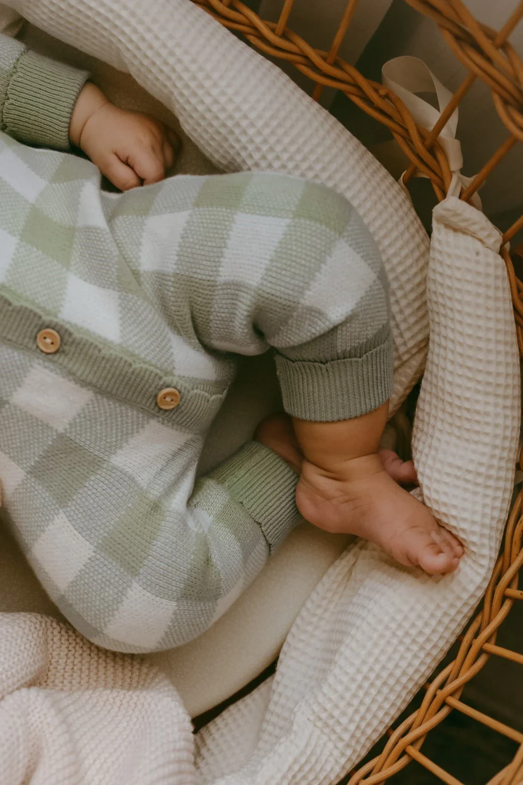 Organic Cotton Twin Pack Baby Romper Bundle - Sage - Image 7