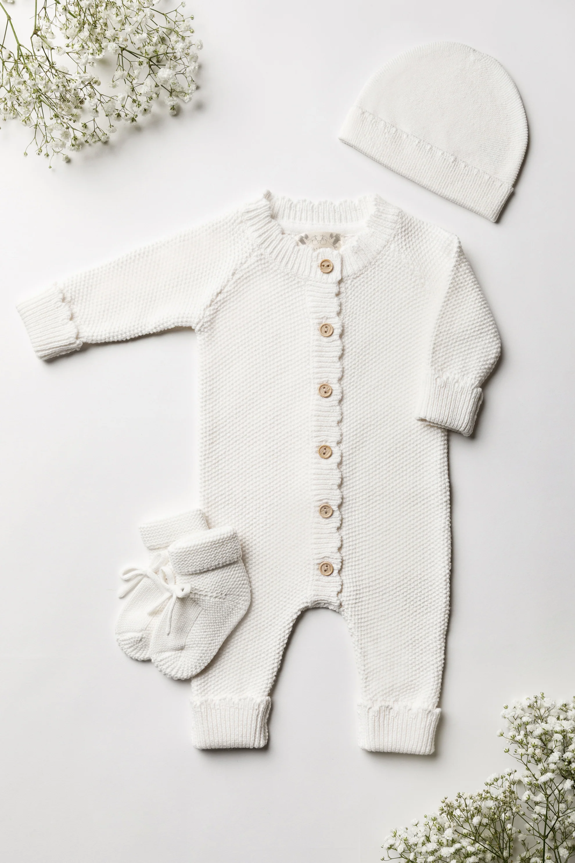 Organic Cotton Welcome Baby Bundle - Milk