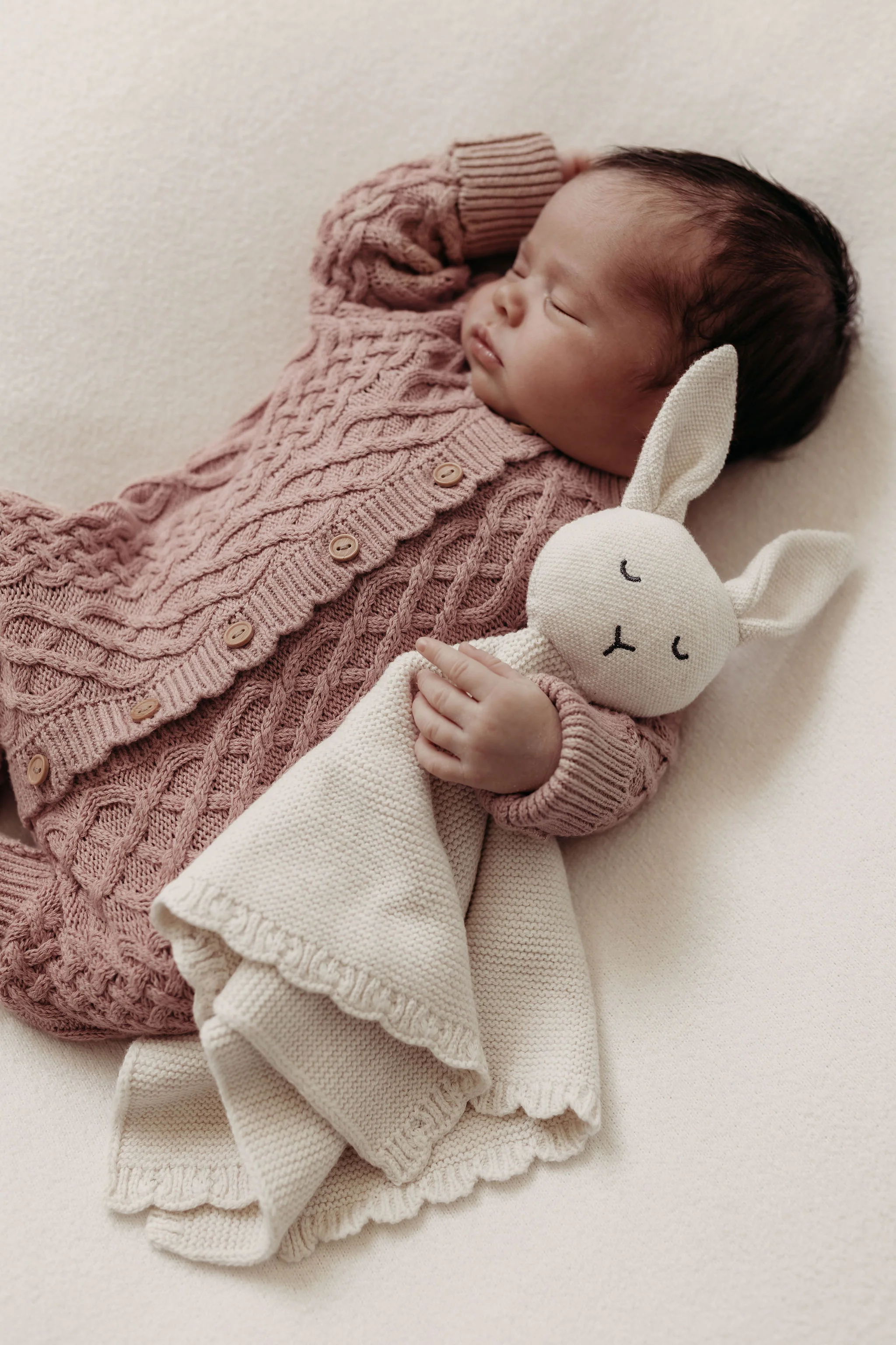 Organic Cotton Isla Bunny Comforter - Oat - Image 3