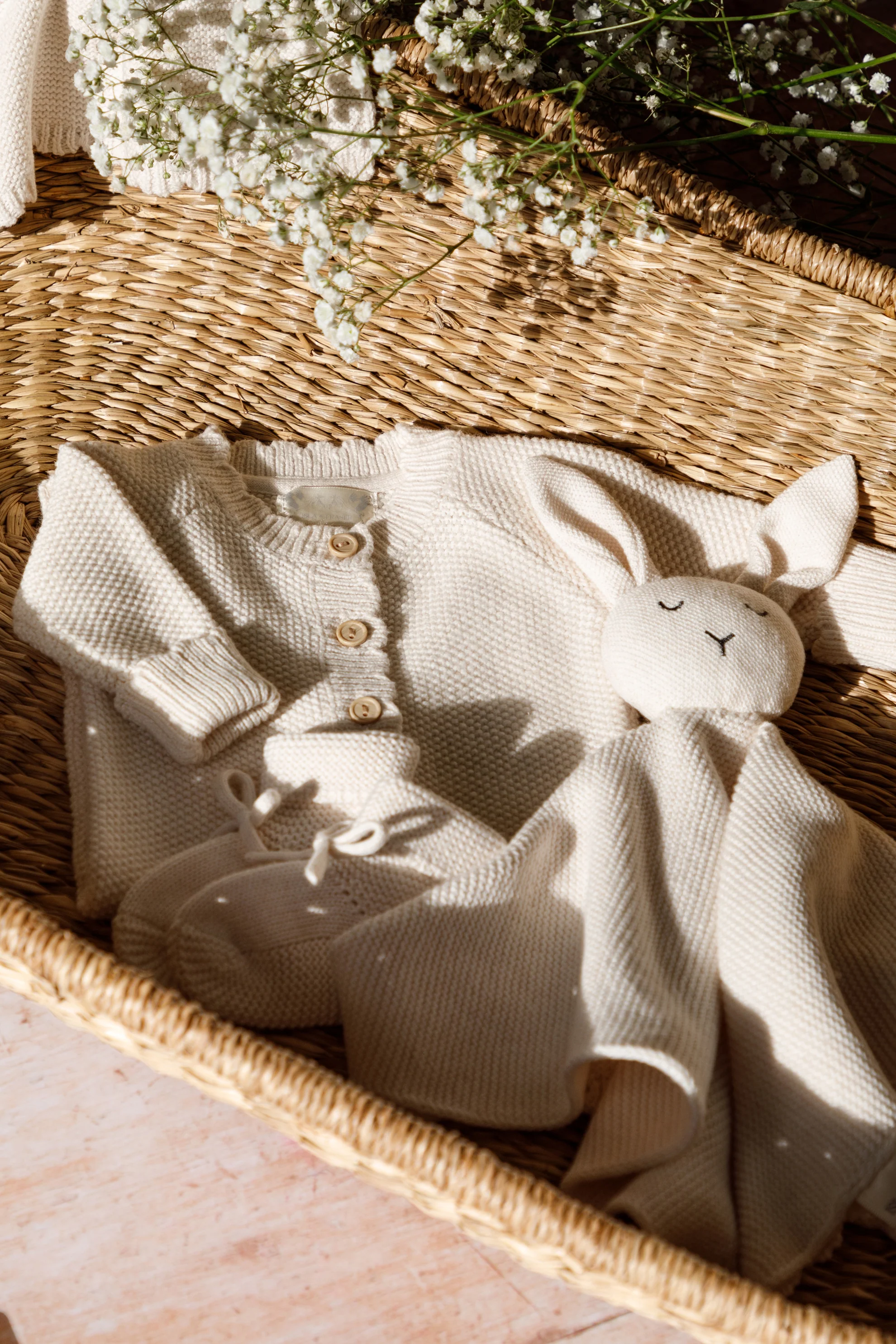 Organic Cotton Luxury Baby Bunny Bundle - Oat - Image 11