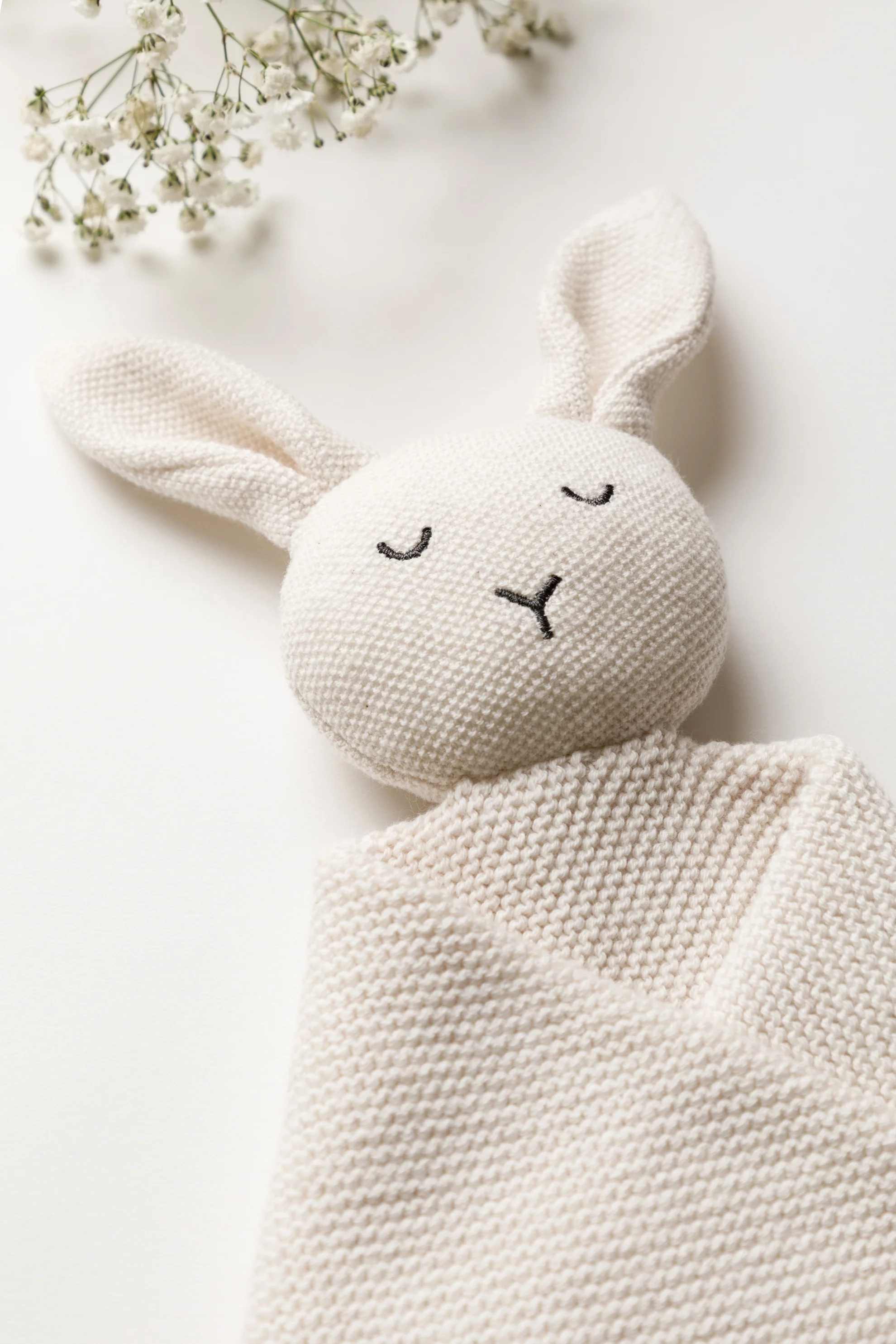 Organic Cotton Isla Bunny Comforter - Oat - Image 4